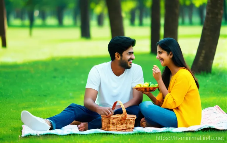 미니멀라이프 결혼 생활 - **Prompt:** A young, happy Indian couple, dressed in comfortable, casual everyday clothes, enjoying ...